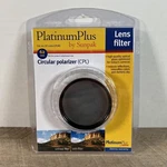 Platinum Plus By Sunpak 62MM Circular Polarizer Lens Filter DF-7060-CPLBB. Fixed Price $10.95.