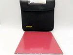Tiffen 6.6X6.6" Cranberry Solid Color Glass Filter Mfr #6666CR1. Fixed Price $450.00.