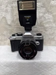 Promaster 2500PK Super Slr 35MM Camera 50MM Lens Missing Battery Door Untested. Fixed Price $34.99.