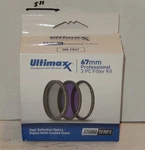 Ultimaxx 67MM Professional 3 Pc Filter Kit Studio Series Digital Hd UM-FK67. Fixed Price $29.95.