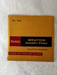 Kodak Wratten 87C Opaque Infrared Gelatin Filter 3X3" (75X75MM). Fixed Price $45.00.