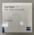 Carl Zeiss T* Circular Polarizer Lens Filter 62MM 1934-119. Fixed Price $69.99.