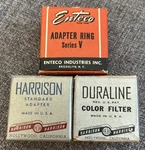 Photograph Filter Harrison Duraline Vintage Camera Enteco Adapter Ring New Lot. Fixed Price $12.00.
