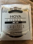 Hoya 58MM Alpha Multi-coated Uv Optical Glass Filter. Fixed Price $19.99.