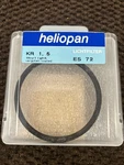 Heliopan Kr 1,5 Series 72 Mm Lichtfilter Lens. Fixed Price $40.00.