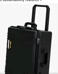 Meijia # MJ2750 Portable All Weather Waterproof Rolling Hard Camera Case Adjust. Fixed Price $231.00.