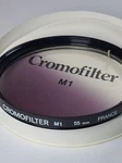 55MM Cromofilter Glass Lens M1 Mauve France Graduated E55 E-55. Fixed Price $12.99.