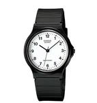 Casio MQ24-7B, Classic Analog Watch, Black Resin, White Dial, Water Resistant. Fixed Price $25.75.