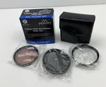 Merkury Mercury Optics 3-PIECE 52MM High Resolution Filter Set New In Box FK-52B. Fixed Price $49.93.
