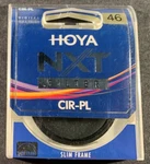Hoya 46MM Nxt Circular Polarizer Filter, Slim Frame. New !!!. Fixed Price $19.50.