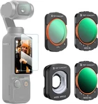 K&f Concept Dji Osmo Pocket 3 Variable Nd Uv Wide-angle Cpl Filter Magnetic Set. Fixed Price $59.39.