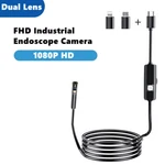 1920P Dual Lens Industrial Endoscope Inspection Camera For Ios Micro Usb/type-c. Fixed Price $23.94.