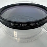 Canon 58MM Pl-c B Circular Polarizing Filter, Mint- Jewel Case. Fixed Price $29.99.