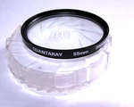 Quantaray Photo Filter 55MM Foggilizer Diffusion Camera Lens Vintage. Fixed Price $5.00.