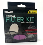 Bower 3-PIECE 40.5MM Digital Filter Kit Uv/cpl/fd. Fixed Price $19.95.
