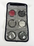 Vintage 67MM Lens Filter Lot (6) Tiffen Tokina Rokunar + Spacemaker Mcb Wallet. Fixed Price $47.48.
