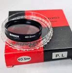 Genuine Bower 40.5MM Pl Polarizer Polarizing Japan Lens Filter. Fixed Price $15.00.
