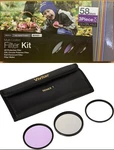 Vivitar 58MM Filter Kit Uv+cpl+fld For Canon Eos Rebel T6I 750D 80D 70D. Fixed Price $18.96.