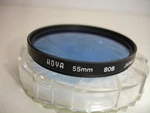 Hoya 55MM 80B Filter With Case Blue Color. Fixed Price $8.75.