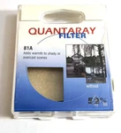 Japan 81A 81-A Warming Lens Glass Filter Pleasant Tone Quantaray. Fixed Price $14.99.