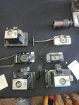 Bulk Vintage Cameras Polaroid Cold Clip, Tou Five Star Mc Auto, Montgomery Lens. Fixed Price $90.00.