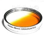 Graduated Orange Color Lens Glass Filter Screw-in Round. Fixed Price $10.49.