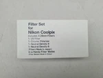 New Nikon 28MM Filter Set For Coolpix 4500/5000 - Uv ND4 ND8 Polarizer (5363). Fixed Price $42.50.
