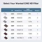 Smallrig Square Nd Filter 4"X5.65" Cinema Neutral Density For Camera Len. Fixed Price $109.99.