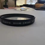 Kenko Snow-cross 55MM Black Special Effect Camera Lens Filter Screen Fx. Fixed Price $19.00.