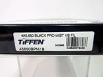 New Tiffen 4 X 5.65" Black Pro-mist 1/8 Filter Softens Wrinkles And Blemishes. Fixed Price $450.00.
