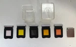 Bolex Holders Set For Wratten Gel Filters 16MM Movie Camera Reflex. Fixed Price $45.00.