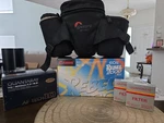 Canon Eos Rebel 2000 35MM Slr Kit W/ Ef 28-80MM + 70-300MM F/4-5.6 Lens, Filters. Fixed Price $95.00.