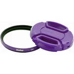 Vivitar 49MM Uv Filter And Snap On Cap - Purple. Fixed Price $9.99.