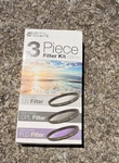 Digital Concepts DC-FK3-58, 58MM Uv/cpl/fld Filter Piece Ultra Camera Kit. Fixed Price $7.99.