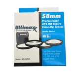 Nip Ultimaxx 4-PIECE 58MM Hd Digital Close Up Lens Kit, UM-CUK58. Fixed Price $24.78.