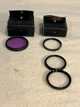 55MM Multi-coated Hd Uv / Cpl Fld Filter Plus Set Of 3 46MM Lens With Case. Fixed Price $14.99.