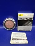 New Marumi 49 Mm Cc F-dl Fluorescent Japan Camera Lens Filter Brown Hard Case. Fixed Price $8.99.