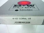 New Schneider Optics 4.5" Coral 1/8 Round Filter 4-1/2" #68-101845. Fixed Price $150.00.