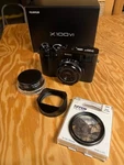 Fujifilm X100VI + Extra Battery, Black Pro-mist (1/8) Filter ''r D Ri Ti N'. Fixed Price $1633.00.
