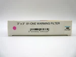 Schneider Optics 3X3" 81-ONE Warming Glass Filter 81-1 #68-108033. Fixed Price $125.00.
