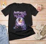Purple Glass Motionless In White Shirt Black Men All Size Gift Fans E106. Fixed Price $18.98.