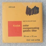 CC20R Kodak Gelatin Filter 75MM Red 149 6728 Unopened. Fixed Price $18.99.