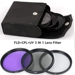 55MM Digital Camera Lens Filter Uv+cpl+fld Set For Cannon Nikon Sony. Fixed Price $12.19.
