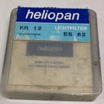 Heliopan 62MM Kr 12 Screw In Optical Glass Filter. Fixed Price $16.95.