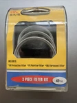 Digital Concepts 49 Mm Camera Video 3 Piece Filter Kit Uv/fl/fdl Sakar Int.. Fixed Price $8.00.