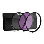 Focus Camera 55MM 3-PIECE Uv Cpl Fld Lens Filter Kit. Fixed Price $9.99.