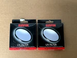 2 Pack Sunpak - Circle 55MM Ultraviolet Lens Filter Excellent Condition Open Box. Fixed Price $30.00.