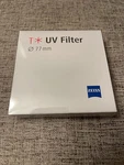 Carl Zeiss T* Circular Uv Ultraviolet Lens Filter 77MM 1933-986. Fixed Price $90.00.