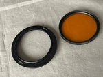 Tiffen #16 Orange Filter (52MM) 52OR16 Plus Step Ring For Hasselblad 60MM. Fixed Price $25.00.