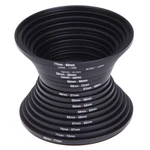 18 Pcs Filter Adapter Set Metal Stepping Rings Up Down Lenses. Fixed Price $19.99.